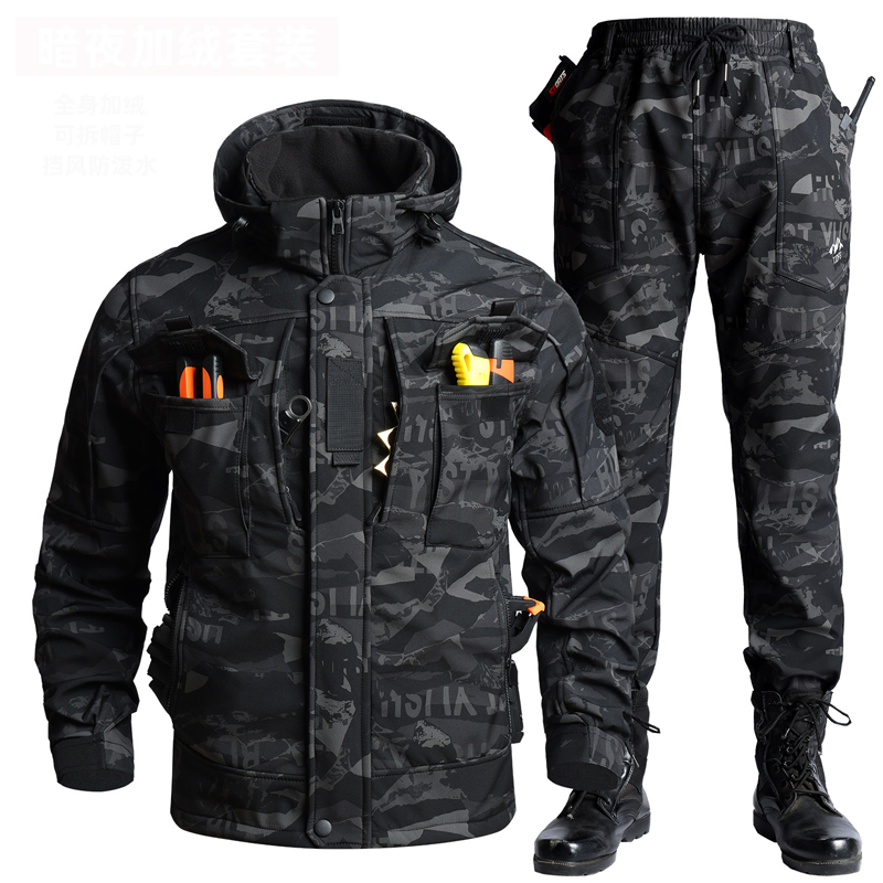 Windbreak Shell Jacket - Winter Männer Berg Ski Warme Sets