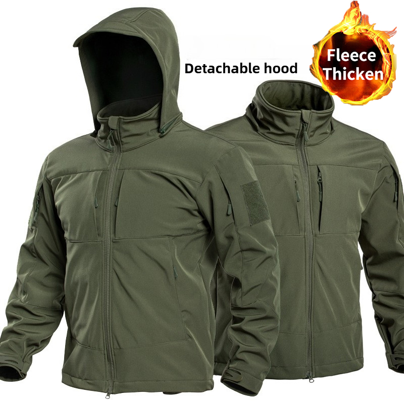 Windbreak Shell Jacket - Herren Special Ops Militärische Taktische Softshell