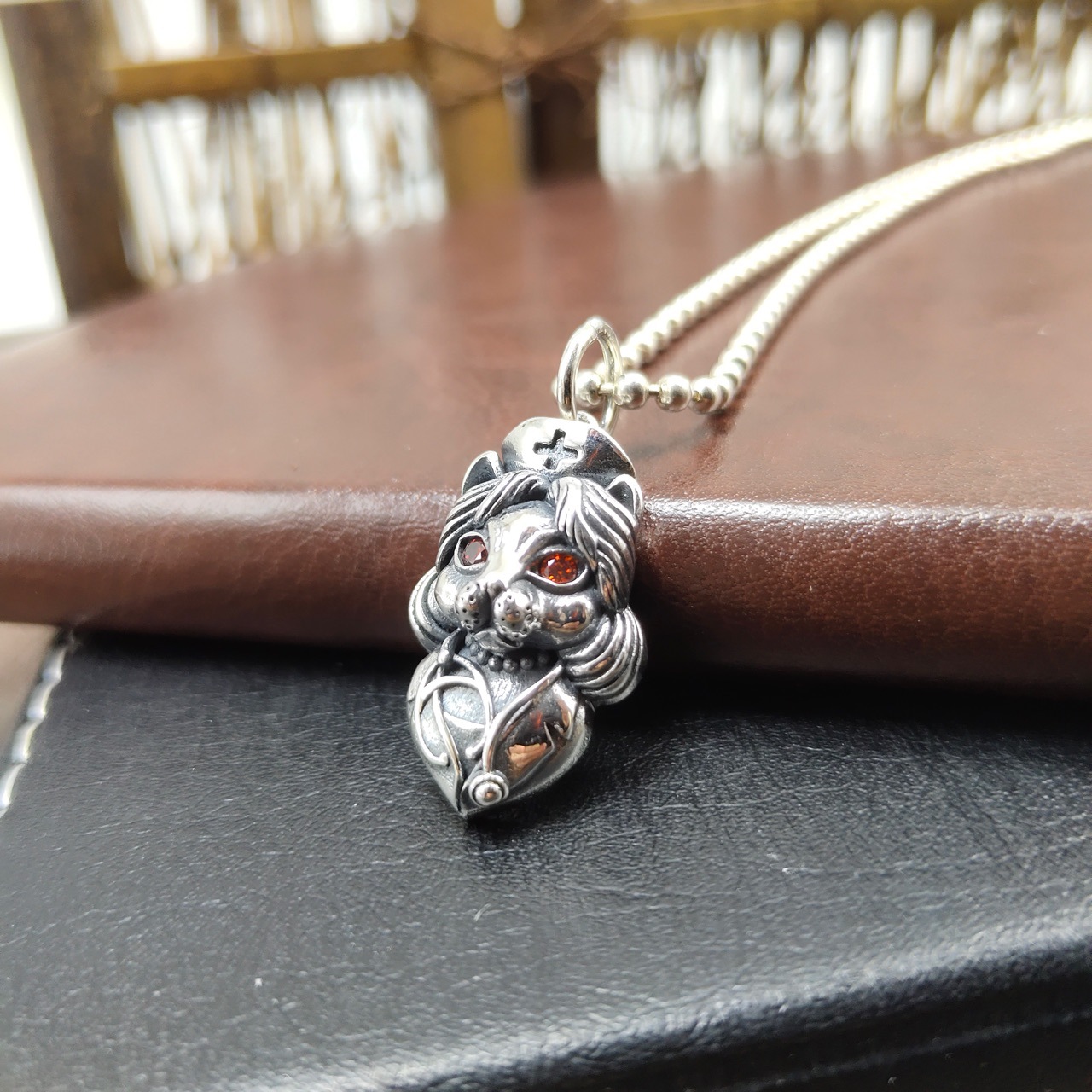 Fashion Street Cat - s925 Sterling Silber Ins-Personality-Netz Hip-Hop Street