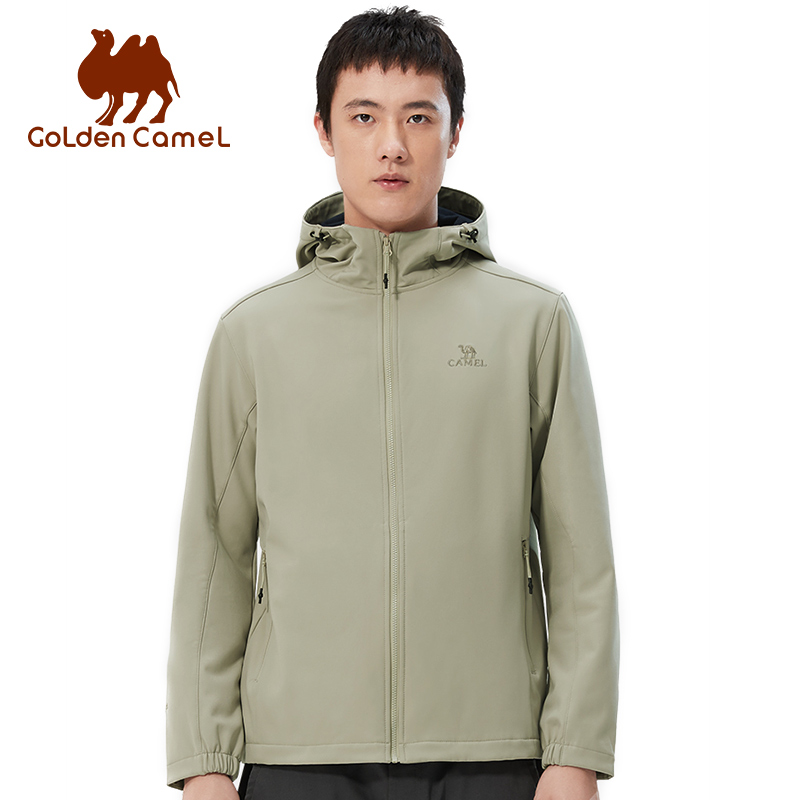 Windbreak Shell Jacket - GOLDEN CAMEL Wanderjacken für Herren, Softshell-Jacke