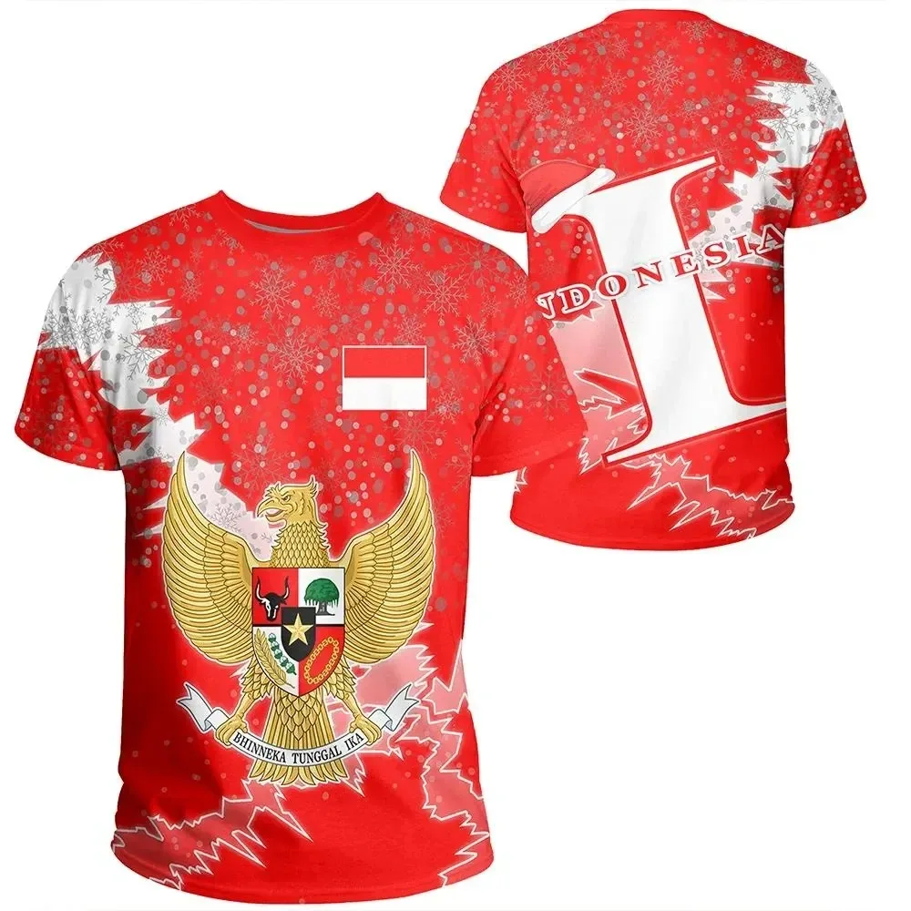 Street Fashion For Boy - T-Shirt mit heraldischem Druck der indonesischen