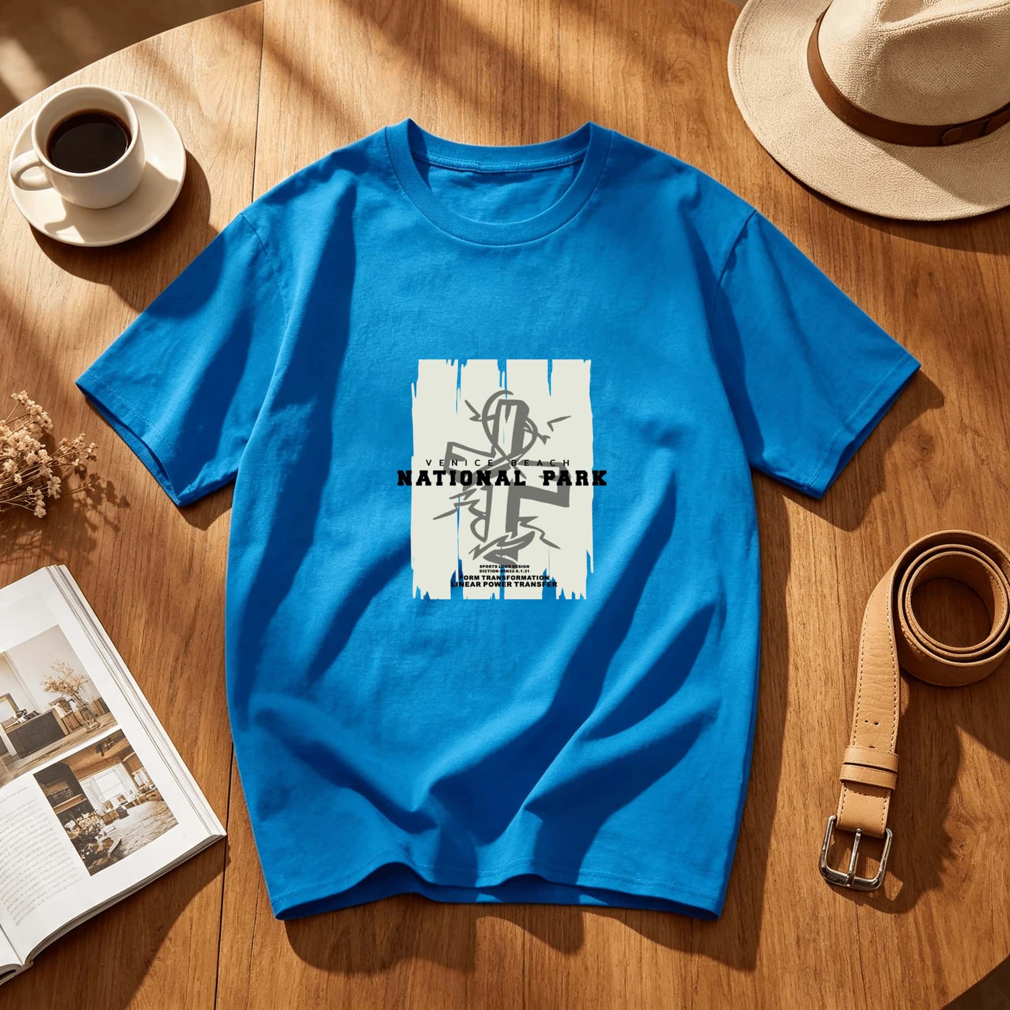 Street Fashion Venice - Grunge Venice Beach Park Poster. Teenager-Jugend-Studenten-Street-Style-Hemd