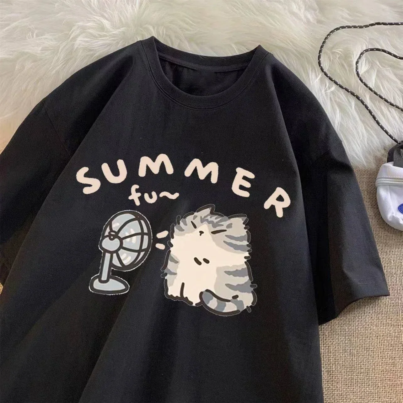 Koreanisches T-Shirt für Damen – Fashion Street Cat Bewertung und Preis