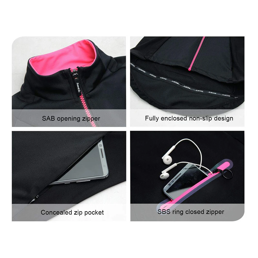 Santic Damen Fleece-Fahrradman – Windbreak Shell Jacket Bewertung und Preis