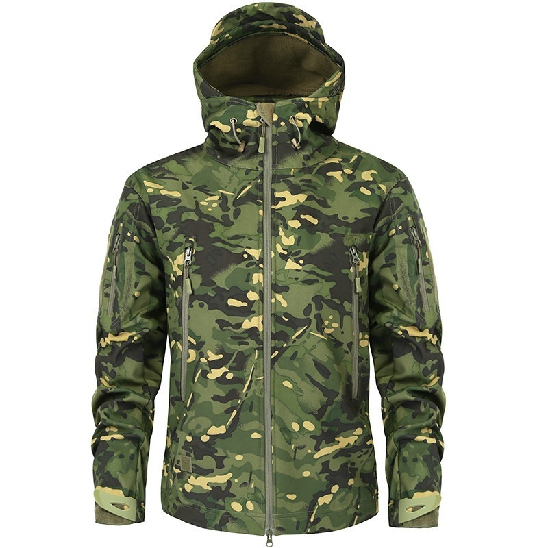 Wandern Jacken Männer Camoufla – Windbreak Shell Jacket Bewertung und Preis
