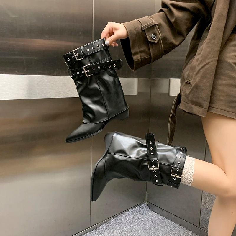2025, spitze Zehen-Damen-Winte – Street Fashion Lady Bewertung und Preis