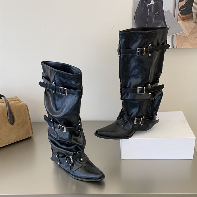 Schwarze Neue Herbst-Winter-St – Street Fashion Lady Bewertung und Preis