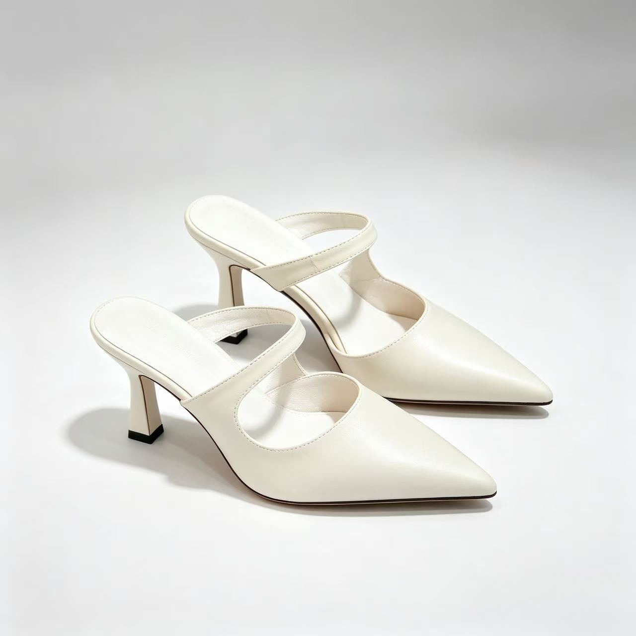 Damen Spitz-Zehen Mule High He – Street Fashion Lady Bewertung und Preis