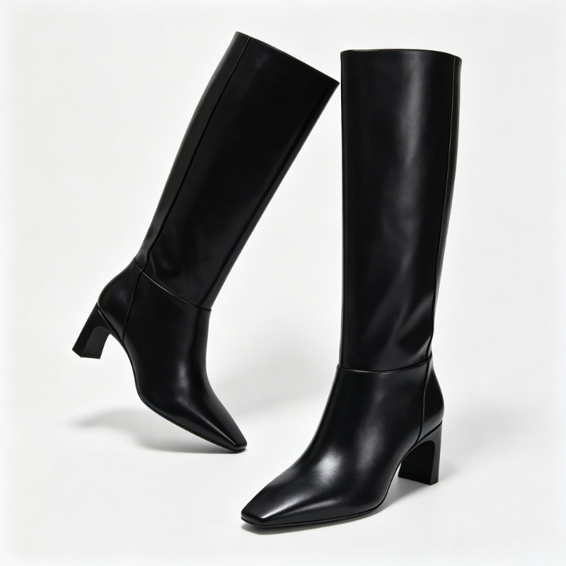 Modische Lederstiefel mit Kitt – Street Fashion Brand Bewertung und Preis