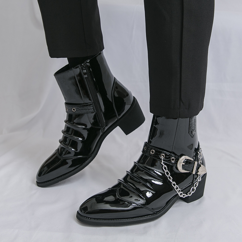 Mode Seite Zipper High Top män – Street Fashion Brand Bewertung und Preis